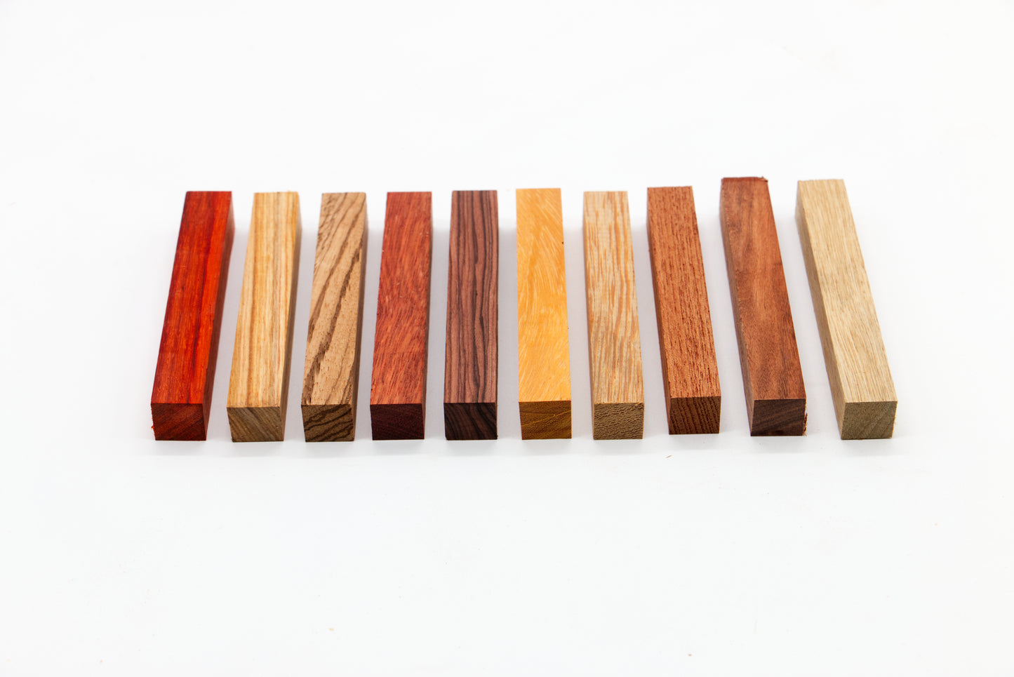 Exotic Wood Pen Blanks Variety Pack