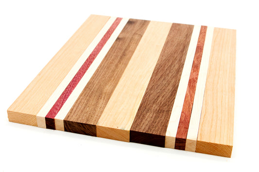 Purple Lines Cutting Board Kit